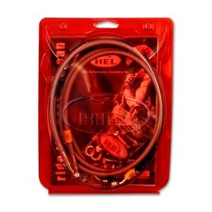 KTM 990 Adventure ABS (2008-2009) Flexible ABS Replacement Braided Brake Lines, 3 Front
