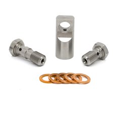 M10 x 1.00 Radial Master Cylinder Adapter Kit in Stainless Steel